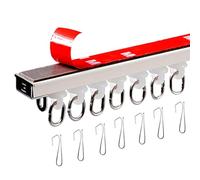 WOGTITYI Self Adhesive Ceiling Curtain Track for Room Divider, RV Curtain, Shower Window Curtain, No Drilling, can Combine or Cut (Color : C, Size : 2.4m(7.9ft))