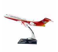 WOGYOZKA 1:100 12.6" COMAC ARJ21 Large Passenger Aircraft Model ABS Resin Material Simulation Alloy Xiangfeng Airplane Civil Aviation Business Jet Trunk Line Finished Static Gift(Red)