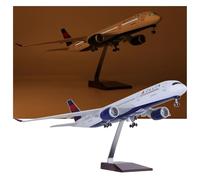 WOGYOZKA 1:150 47cm American Delta Air Lines Aircraft Model Civil Aviation Simulation ABS Resin Static Passenger Airplane Ornaments B747 Passenger A330 A350(Upgraded,A350)