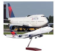 WOGYOZKA 1:150 47cm American Delta Air Lines Aircraft Model Civil Aviation Simulation ABS Resin Static Passenger Airplane Ornaments B747 Passenger A330 A350(Normal,B747)