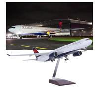 WOGYOZKA 1:150 47cm American Delta Air Lines Aircraft Model Civil Aviation Simulation ABS Resin Static Passenger Airplane Ornaments B747 Passenger A330 A350(Normal,A330)