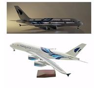 WOGYOZKA 1:160 18.5” Malaysia Airlines A380 Civil Aviation Aircraft Model Metal Airplane Plane Alloy Models Die-cast Simulation Kits For Collection And Gift(Upgraded)