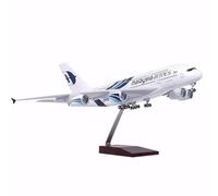 WOGYOZKA 1:160 18.5” Malaysia Airlines A380 Civil Aviation Aircraft Model Metal Airplane Plane Alloy Models Die-cast Simulation Kits For Collection And Gift(Normal)