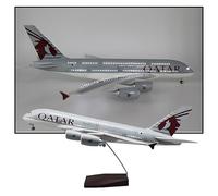 WOGYOZKA 1:160 20.1” A380 Simulation Civil Aviation Aircraft Model Airplane Models Alloy Diecast Plane Metal Air Bus Airlines &voice-activated(Upgrade)