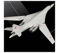 WOGYOZKA 1:200 Russian Tu-160 Alloy Model TU-160 White Swan Bomber Military Aircraft Ornaments Play Gifts(G)