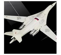 WOGYOZKA 1:200 Russian Tu-160 Alloy Model TU-160 White Swan Bomber Military Aircraft Ornaments Play Gifts(B)