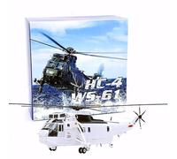 WOGYOZKA 1/72 U.S. Sea King Helicopter UN United Nations Forces Finished Model Completed Ornaments Collection Gift For Lovers