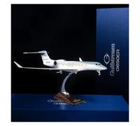 WOGYOZKA 18.1-Inch Airplane Gulfstream G650ER Private Jet Model - Premium Resin Aircraft High-End Gift Box For Collectors & Aviation Enthusiasts Decor For Offices & Homes(Upgrade)