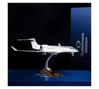 WOGYOZKA 18.1-Inch Airplane Gulfstream G650ER Private Jet Model - Premium Resin Aircraft High-End Gift Box For Collectors & Aviation Enthusiasts Decor For Offices & Homes(Normal)