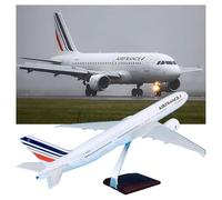 WOGYOZKA Air France Boeing B777 1/160 19.5" Simulated Civil Aviation Passenger Aircraft Model Assembled Voice-activated Light With Wheels Airplane Ornament Gift(Normal)