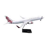 WOGYOZKA B737-800 Australia Virgin Airlines Model Aircraft Stunning 47cm Realistic Airplane Jet With Wheels & Lights Plane For Collectors And Aviation Enthusiasts(Upgrade)