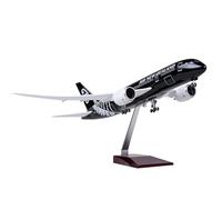 WOGYOZKA B787 New Zealand Airlines Airplane Model 43cm Replica Aircraft With Wheels Plane Assembled From Quality ABS Material For Aviation Enthusiasts(Normal)