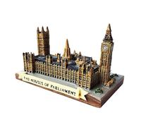 WOGYOZKA Britain London Houses Of Parliament Architectural Model Resin Handicraft Crafts Statue World Famous Buildings Souvenirs Creative Decoration Parliament Ornaments Home Decoration