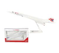 WOGYOZKA Concorde Model Air France Passenger Aircraft French Aviation BA British Airways Airplane Die-cast Metal Simulation Finished Product Collection Gift(British Airways,1:250)