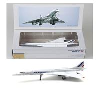 WOGYOZKA Concorde Model Air France Passenger Aircraft French Aviation BA British Airways Airplane Die-cast Metal Simulation Finished Product Collection Gift(British Airways,1:125)