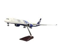 WOGYOZKA Delta Airlines A350-900 Aircraft Model 100th Airplane Anniversary Collectible Desktop Display Plane For Aviation Enthusiasts Collectors And Gift Giving(Normal)