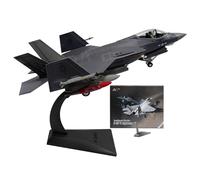 WOGYOZKA Fighter Jet Model F-35c Shipborne Lightning Attack Plane Diecast Aircraft Army Air Force Metal Bomber Attack PlaneJoint Strike Airplane Collecting Gift(Gray)