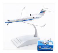 WOGYOZKA Gulfstream G-V 9K-AJF Kuwait Government Plane G550 1:200 Alloy Aircraft Model LH2295 Private Jet Aviation Gift Home Decoration