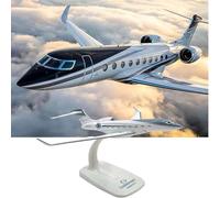WOGYOZKA Gulfstream G650 Business Jet Model - 16cm Premium Executive Aircraft, Collector’s Edition Desk Display & Corporate Gift With Stand