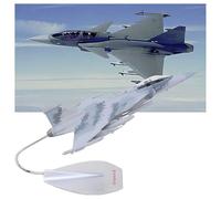 WOGYOZKA SAAB Saab JAS-39 Gripen Fighter 1/48 11.4 Inch Static Simulation Aircraft Model Military Plastic Die Cast Adult And Decorations Gift