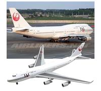 WOGYOZKA Scale Airplane Model 1/400 For Japan Airlines B747-400 Airliner Alloy Finished Aircraft Exquisite Collection Gift