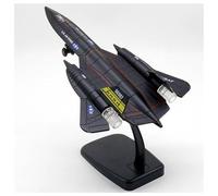 WOGYOZKA SR-71 Blackbird High-altitude Reconnaissance Airplane Metal Plane Model U.S Air Force Military Air Diecast American Aircraft Alloy Pullback Fighter Simulation Ornaments(Black)