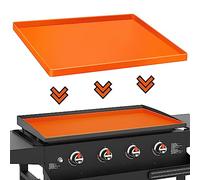 Wohbay Griddle Mat for Blackstone, 36" Food-Grade Silicone Cover Mat, Griddle Protector - Orange
