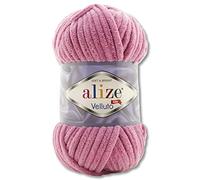 Wohnkult 100 g Alize Velluto Wool in 30 Selections (98 | Rose)