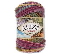 Wohnkult Alize 100 g Burcum Batik Wool in 30 Selection Colour Gradient Wool (4341)