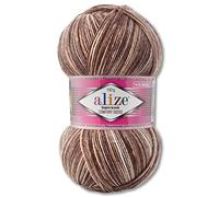 Wohnkult Alize 100 g Superwash Comfort Sock Wool, 33 Colours to Choose From, One/Multicoloured (7678)