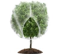 WOHOHOHO 10 * 10ft Large Fruits Tree Netting, Garden Mesh Netting with Drawstring and Zipper, Plant Protection Cover Tulle Netting for Blueberry Bush Tomato Flowers Prevent from Cicadas Squirrel Bird