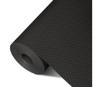 wohomuke Shelf Liners 17 inch x 20 ft Shelf Liners for Kitchen cabinets nonstick Shelf Lining Drawer Mats EVA Protector for Cupboard (Black,17 inch x 20 ft)