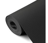 wohomuke Shelf Liners, Kitchen Drawer Liner Drawer Mats Washable EVA BPA Free Waterproof & Oil-Proof Cupboard Cabinet shelf protector (Black,30cmx6m)