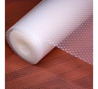 wohomuke Shelf Liners Non-Slip Mats 60cmx6m Shelf Mats Drawer Liner Drawer Mat Non-Slip Underlays Washable EVA BPA Free Waterproof & Oil-Proof Cupboard Cabinet Shelf Protector (Transparent,60cmx6m)