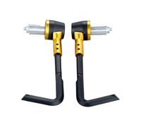 WOHOOD Bike Brake Lever Protector 1 Pair 22mm 7/8inch Motorcycle Handlebar Aluminum Alloy&Plastic Motorbike Brake Clutch Lever Protector Hand Guards Brush Universal