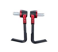 WOHOOD Bike Brake Lever Protector 1 Pair 22mm 7/8inch Motorcycle Handlebar Aluminum Alloy&Plastic Motorbike Brake Clutch Lever Protector Hand Guards Brush Universal