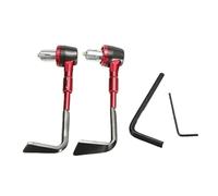 WOHOOD Bike Brake Lever Protector 1 Pair 7/8 Inch Motorcycle Handlebar Brake Clutch Lever Protector Handguard Motorcycle Brake Clutch Protector CNC Protection Rod