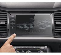WOHOOD Car GPS Navigation Screen Tempered Steel Protective Film Sticker For S&koda For Kodiaq For Karoq 2017 2018