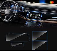 WOHOOD Car GPS Navigation Tempered Glass Screen Protector Steel Protective Film Accessories For A&udi A6 C8 A7 2018 2019 2020(1 set)