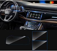 WOHOOD Car GPS Navigation Tempered Glass Screen Protector Steel Protective Film For A&udi A6 C8 A7 2018 2019 2020(3 pcs)