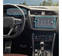 WOHOOD Car GPS Navigtion Dashboard LCD Screen Tempered Glass Protective Film Auto Interior Accessories For V&w For Tiguan 2021 2022(A+b)