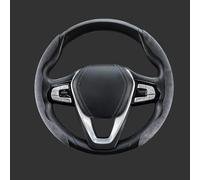 WOHOOD Car Steering Wheel Cover 38cm 15inch Steering Wheel Booster Cover Anti-skid Accessories For Skoda For Octavia Steering Wheel Cover (Color : 4)