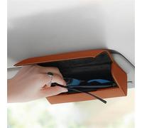 WOHOOD Car Sun Visor Glasses Organizer Case Car Portable Sunglasses Holder For Fiat 500 500X 500L