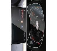 WOHOOD For G30 G31 Series5 2021 Car Navigation Instrume LCD Screen Tempered Glass Protective Film Anti-scratch Accessories 12.5Inch(Multi-colored A)