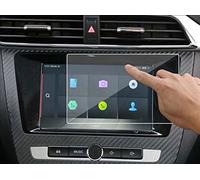 WOHOOD For MG For ZS Interior 2018 2019 Car Screen Protector Car GPS Navigation Tempered Glass Screen Protective Film Sticker Auto Access(8 inch)