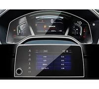 WOHOOD GPS Navigation Screen Steel Protective Film Control Of LCD Screen Sticker Car Styling For CR-V CRV 5th 2017 2020(A+b)