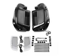 WOHOOD Motorcycle Lower Vented Leg Fairings Turn Signals Light For Harley Touring Road Glide 2014 2015 2016 2017 2018 2019 2020 2021 2022 2023 2024