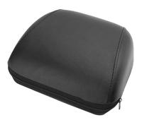 WOHOOD Motorcycle Rear Backrest Cushion Motorcycle Detachable Passenger Backrest Backrest Rear PU Back Rest Cushion Pad For Sportster 883 1200 48 2004-up