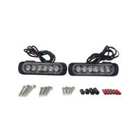 WOHOOD Motorcycle Taillight indicator brake Universal Motorcycle Dual Auxiliary LED Brake Light B6 License Plate Front Motorbike Rear Tail Stop