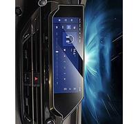 WOHOOD Navigation Screen Tempered Glass For Citroen C5X 2021 Instrument Liquid Crystal Tpu Protective Film Auto Parts Are Scratch-proof(Tempered Glass)